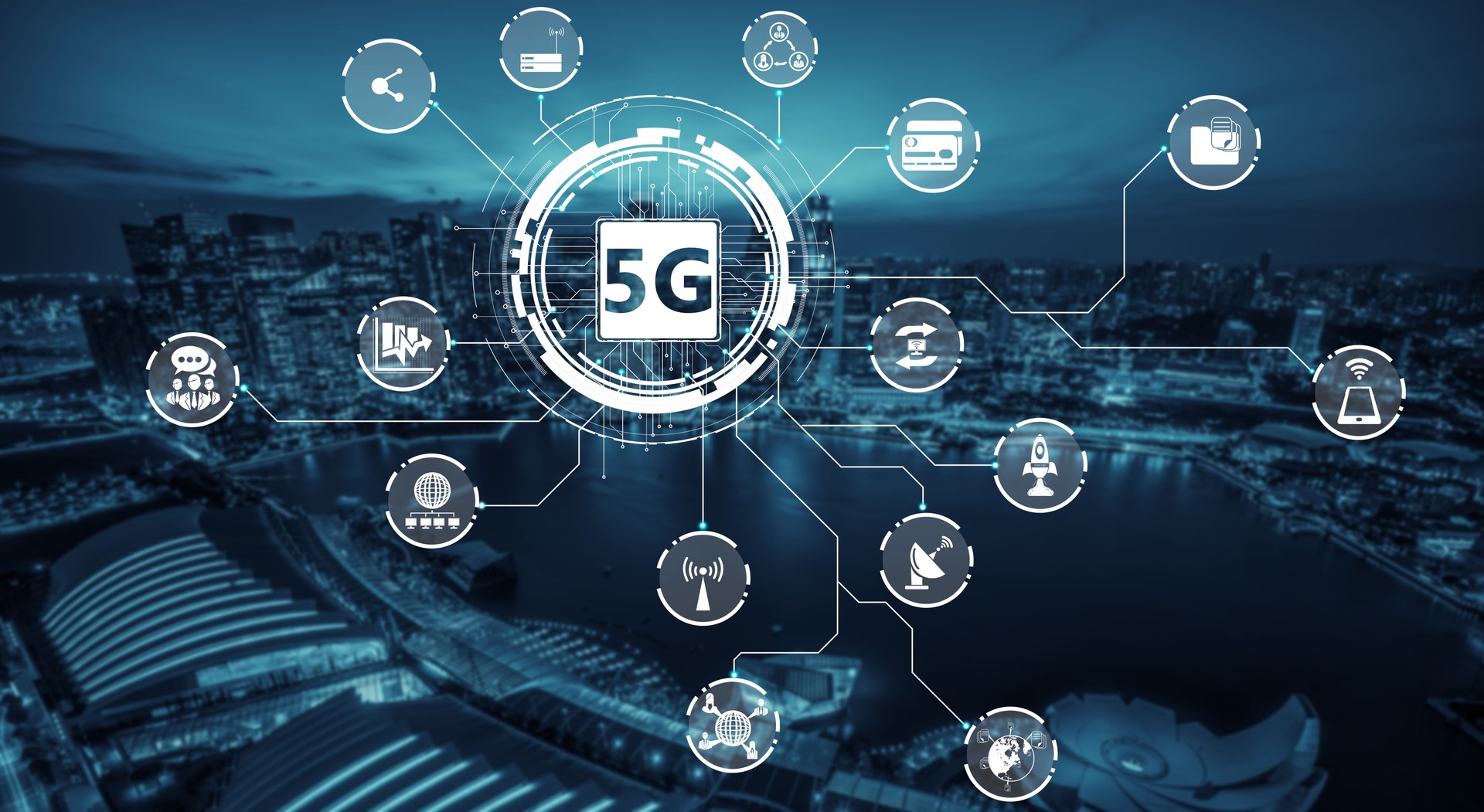 Advanced communication and global internet network connection in smart city