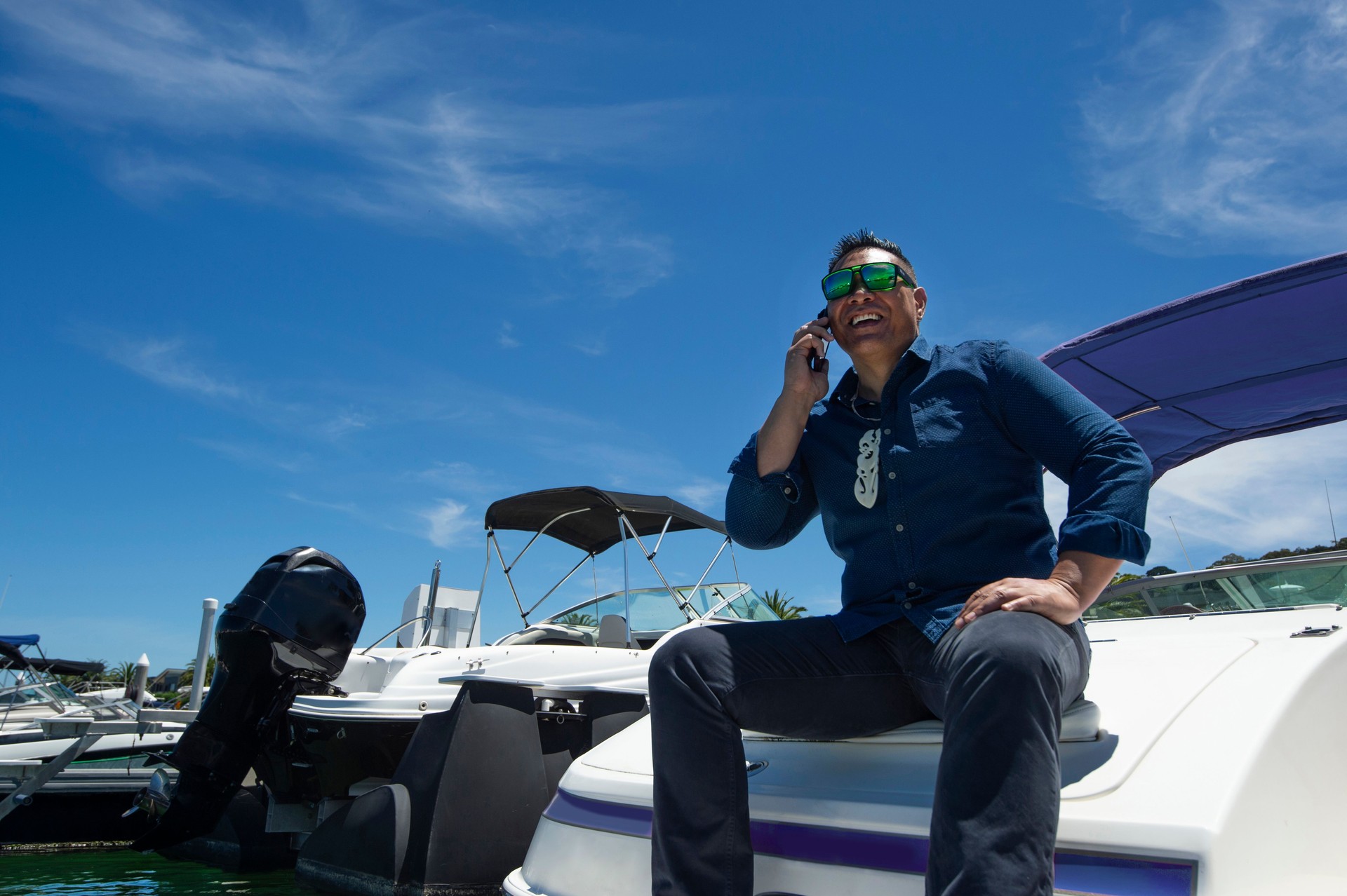 Marina Outdoor Professional Business Man